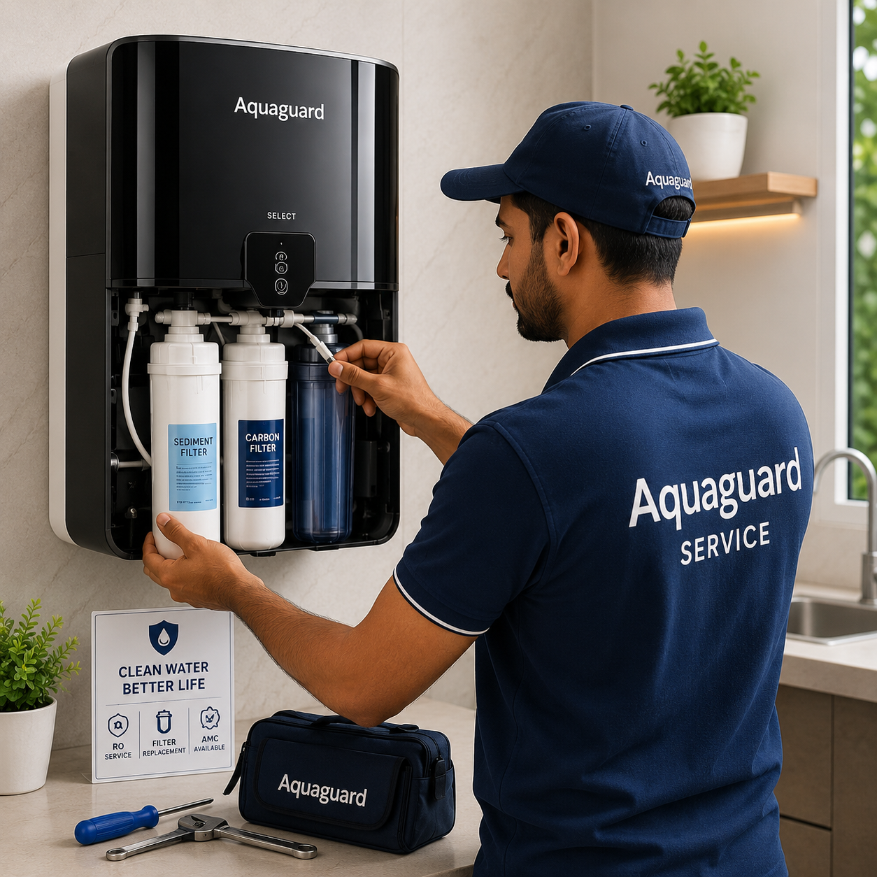 Aquaguard water purifier service and repair in Hadapsar