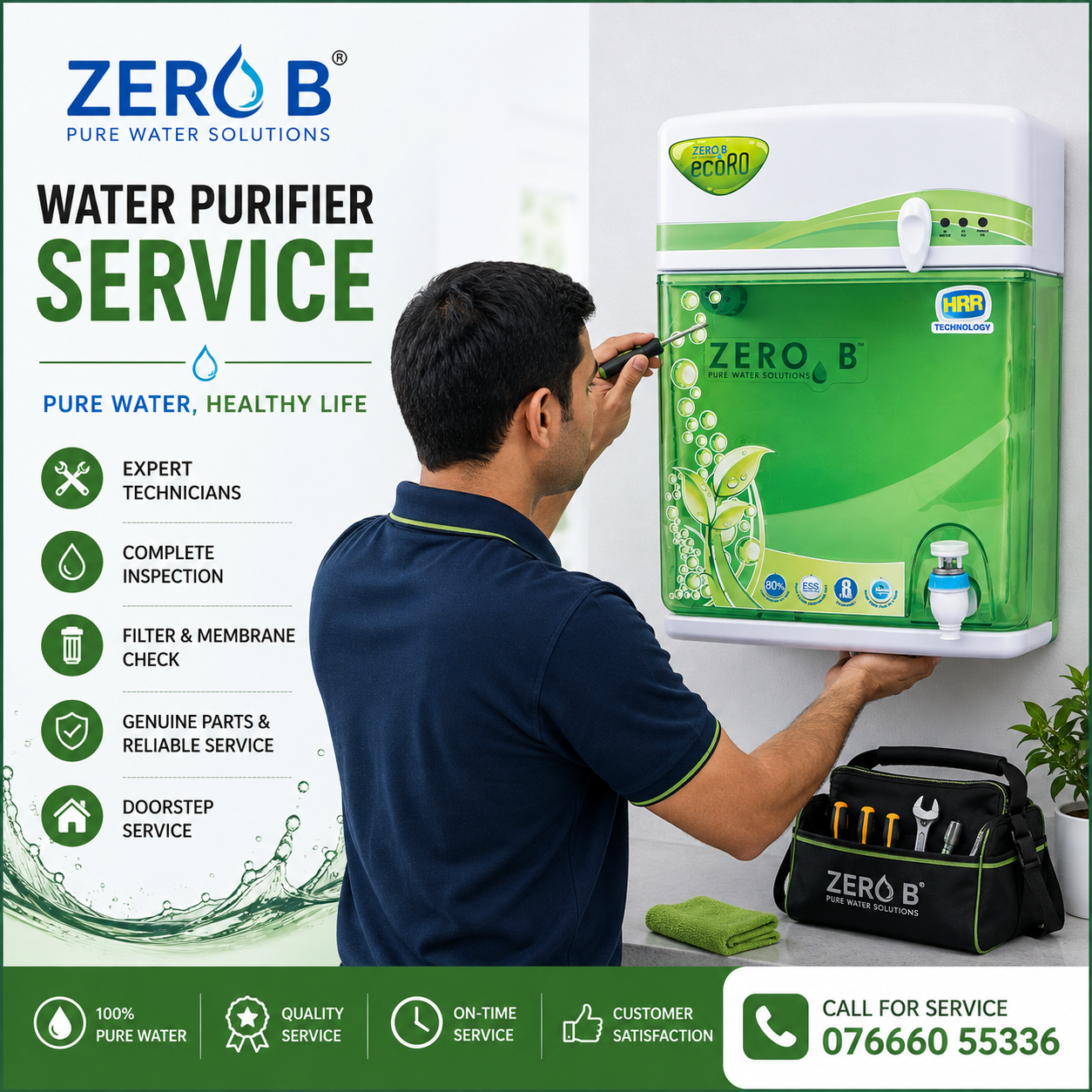 Zero B Water Purifier Service in Pune